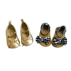 GAP & Old Navy Baby Girl Dress Shoes BUNDLE 6-12 Months